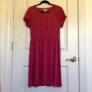 Anthropologie Pink Casual Dress